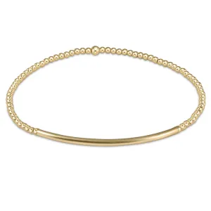 enewton 6.25" Classic Gold Bead Bracelet - Bliss Bar Smooth 2mm