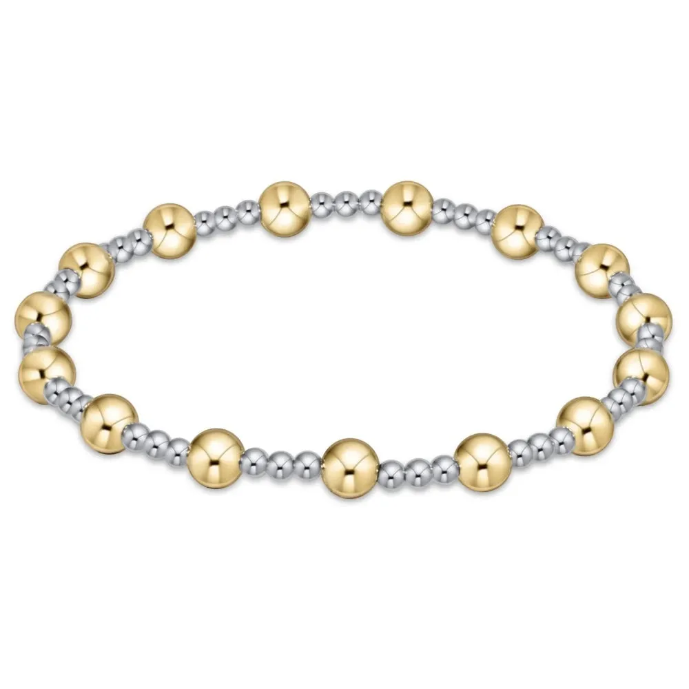 enewton 6.25" Classic Sincerity Bead Bracelet - Mixed Metal