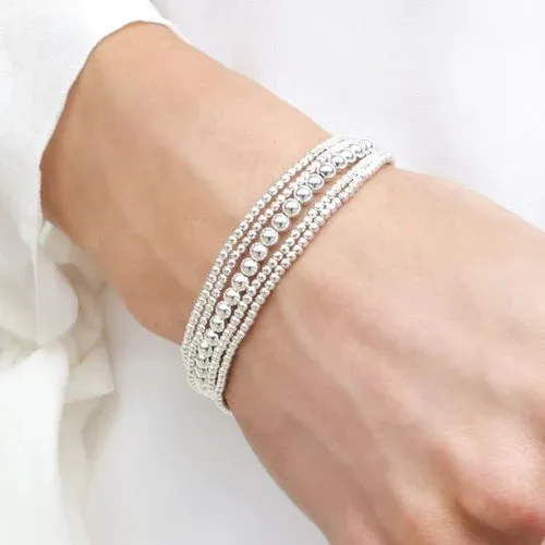 enewton 6.25" Classic Sterling Bead Bracelet 6mm