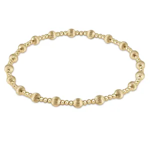 enewton 6.25" Dignity Sincerity Bead Bracelet - Gold 4mm