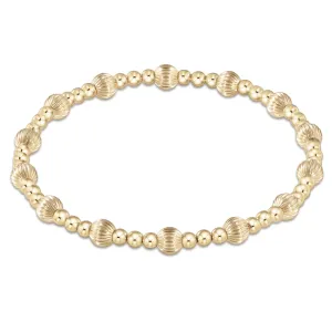 enewton 6.25" Dignity Sincerity Bead Bracelet - Gold 5mm