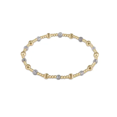 enewton 6.25" Dignity Sincerity Gemstone 4mm Bead Bracelet - Labradorite