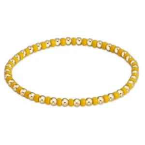 enewton 6.25" Gameday Hope Grateful Bracelet - Golden Yellow