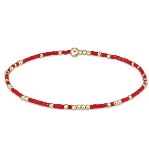 enewton 6.25" Hope Unwritten Bracelet - Bright Red