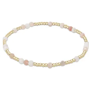 enewton 6.25" Hope Unwritten Gemstone Bracelet - Pink Opal