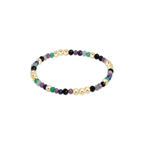 enewton 6.25"  Worthy Pattern 3mm Gemstone Bead Bracelet - Fall/Winter 2024 - Hot Mess
