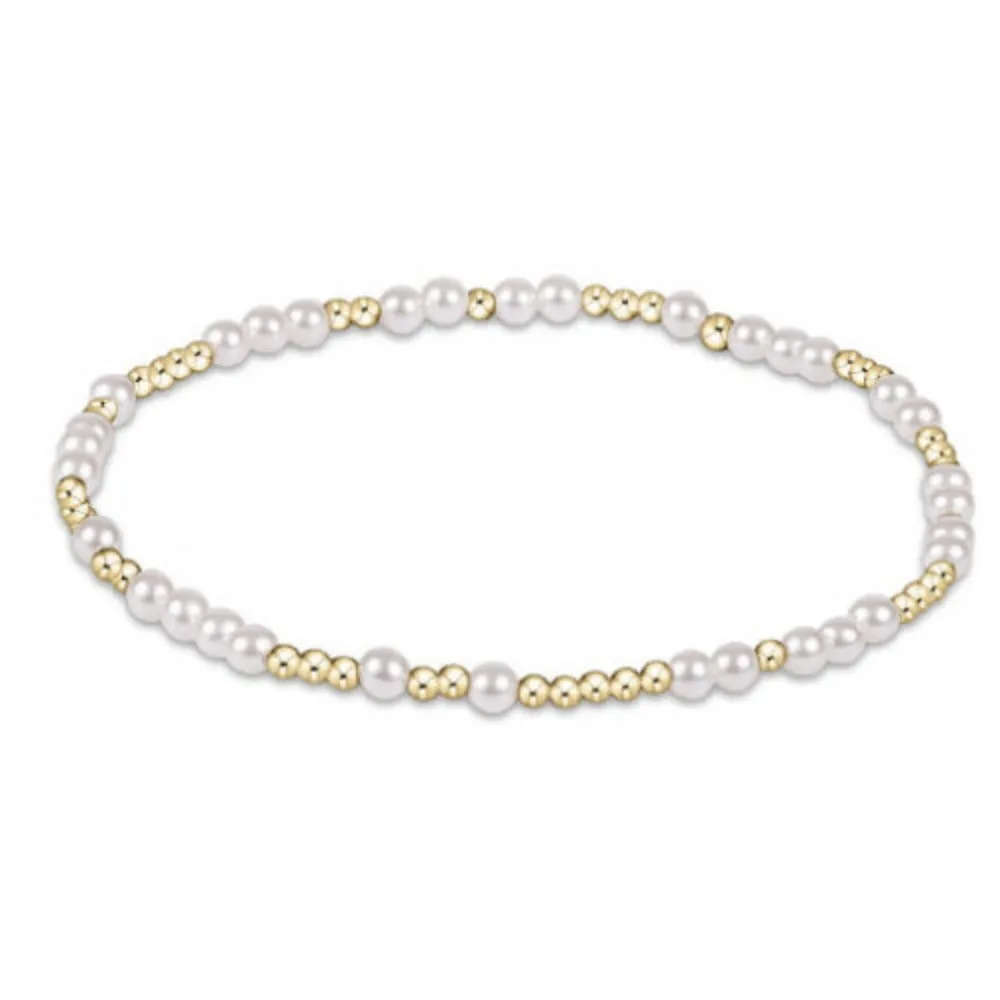enewton 7.25" Extends Hope Unwritten Bracelet - Pearl