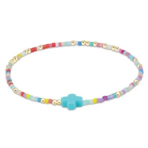 enewton 7.25" Extends - Hope Unwritten Signature Cross Bracelet - Hot Mess