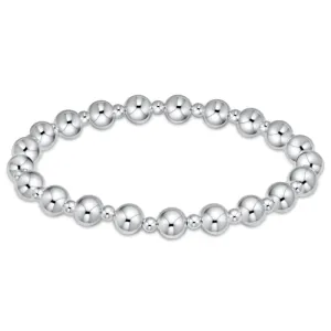 enewton Classic Grateful Pattern Bead Bracelet - Sterling 6mm