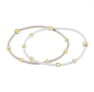 enewton "E"ssentials Hair Bracelet - Set of 2 - Dove