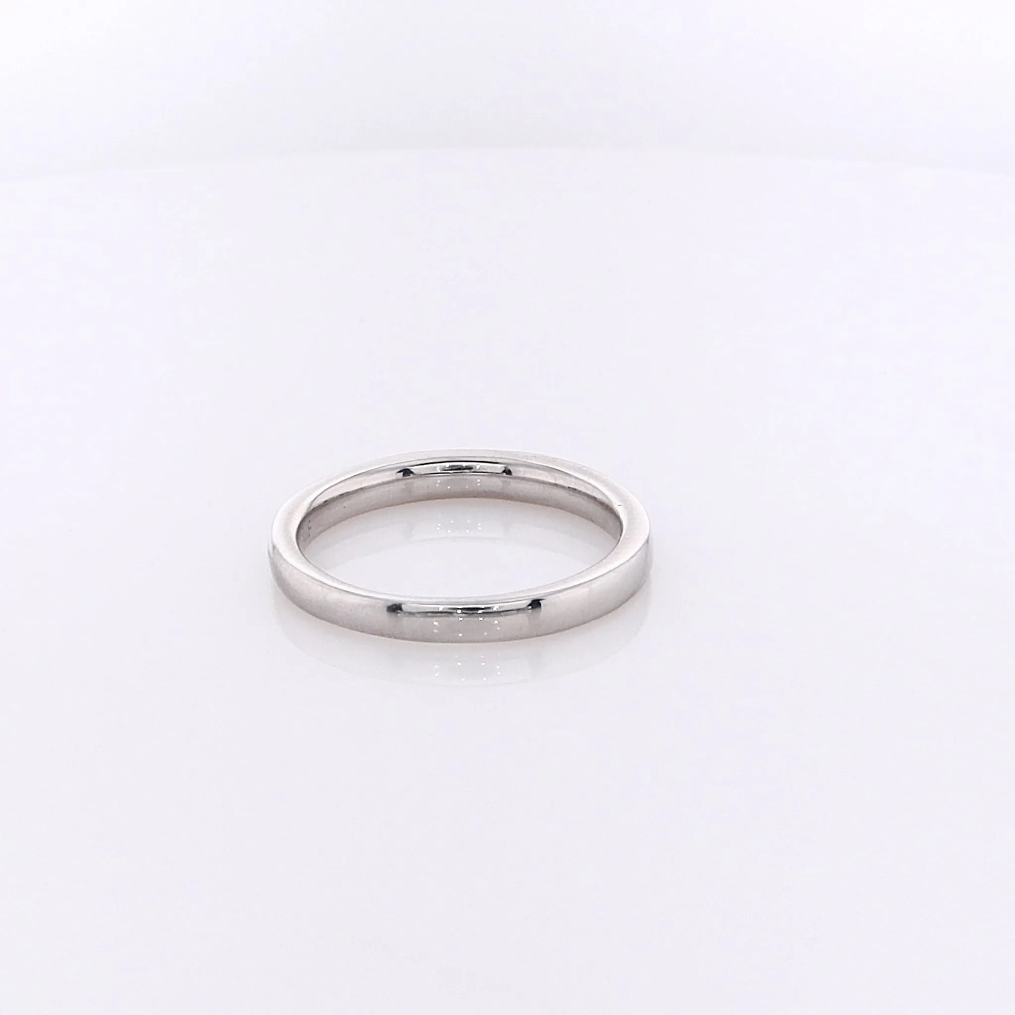 Estate 14 Karat White Gold Diamond Wedding Band