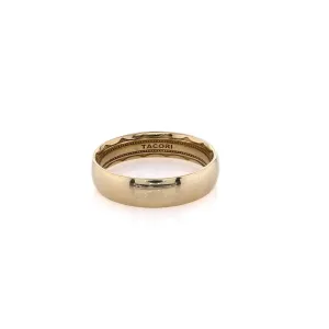 Estate Tacori 18 Karat Yellow Gold Classic Polished Wedding Band