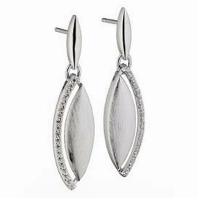Fiorelli Silver Drop Earrings E5185C