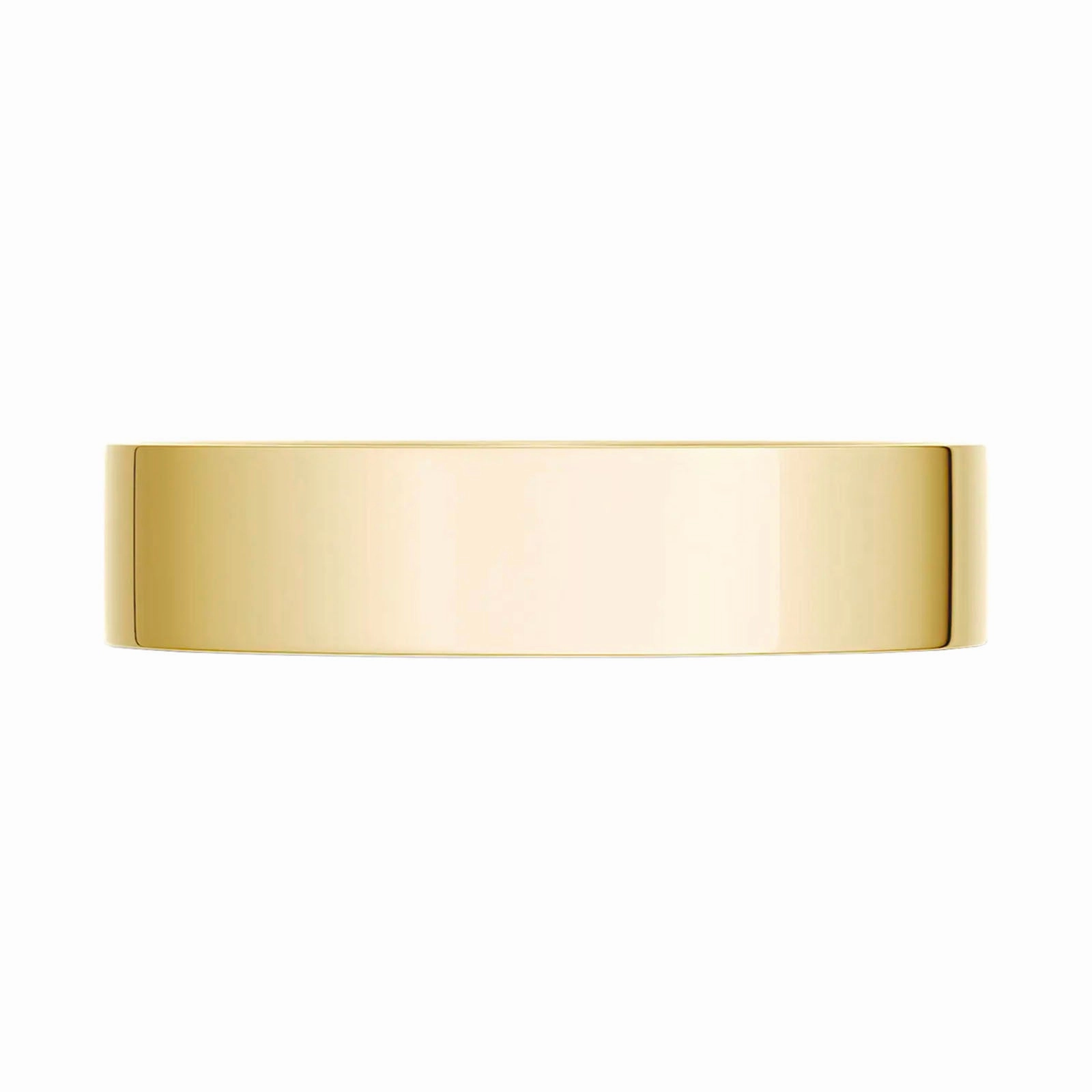 Flat Top High Polished Band
