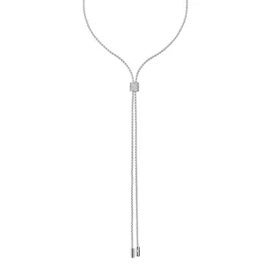 Fope 18k Aria Slider Necklace with Diamond Pav