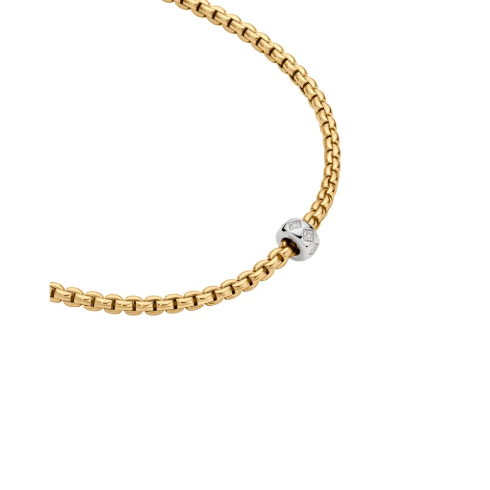 Fope Eka Collection 18k Gold Necklace with Diamonds