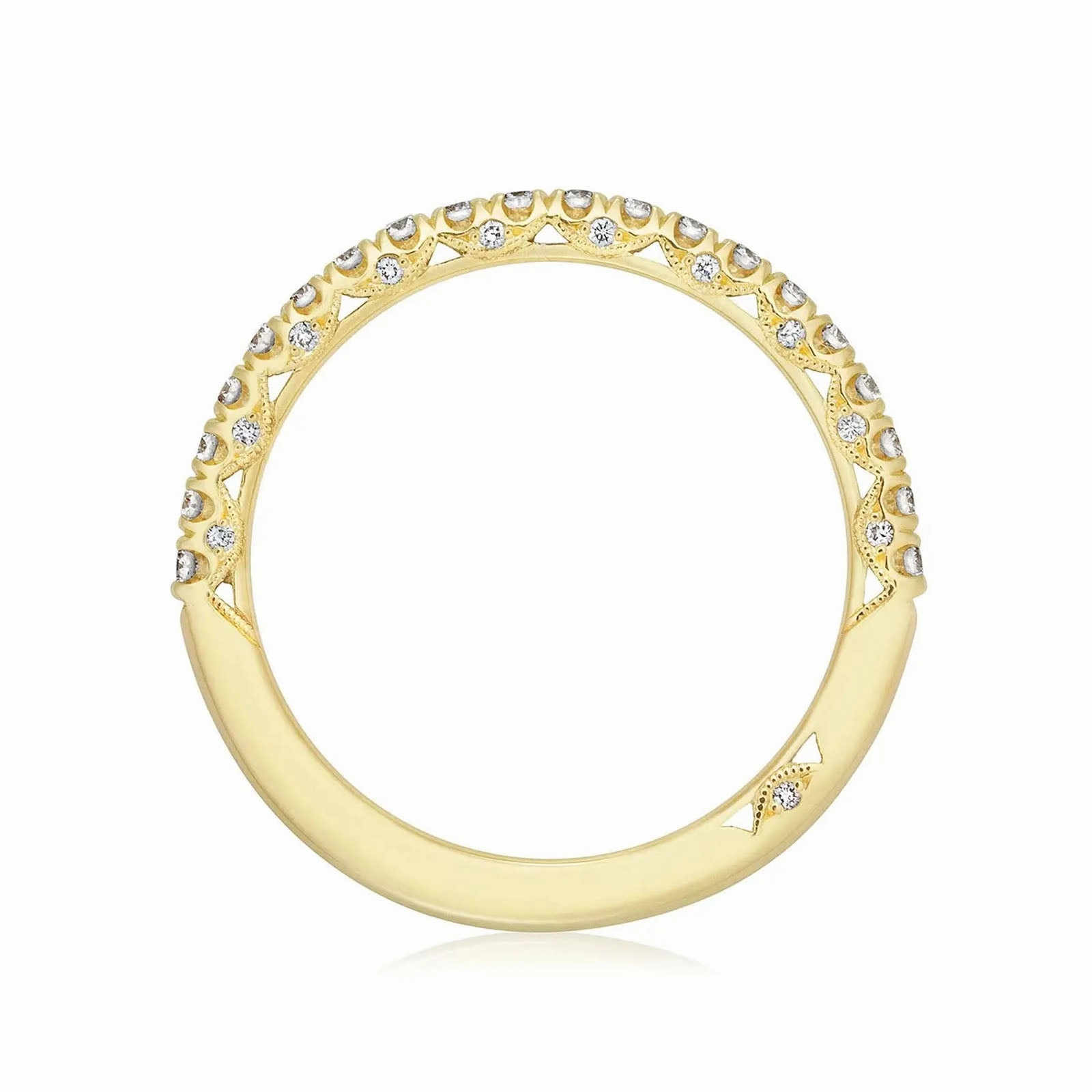 French Pav Diamond Band