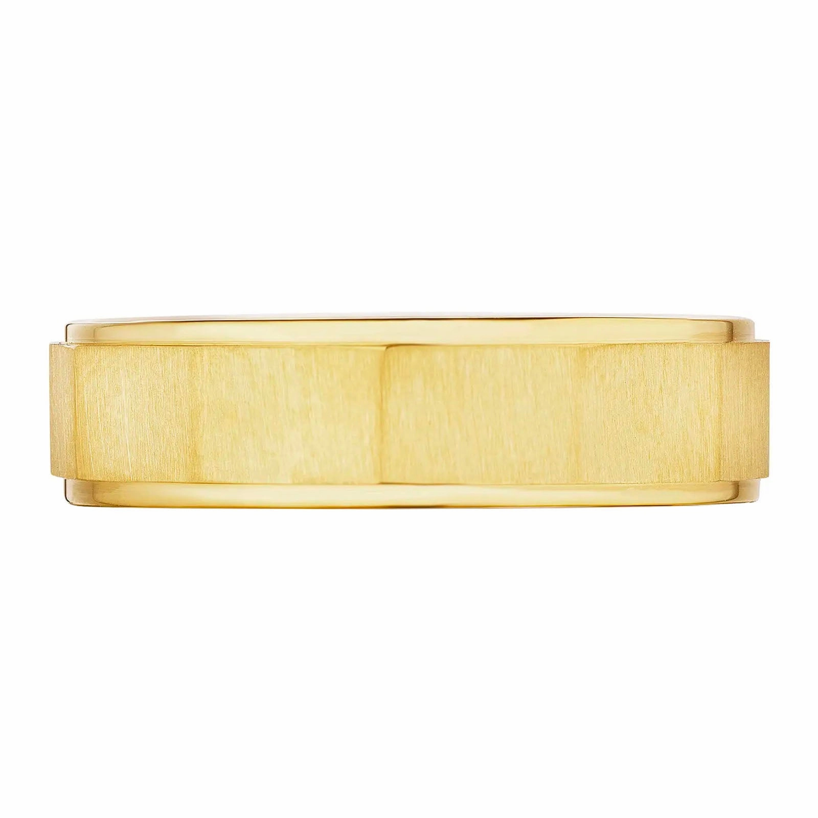 Geometric Faceted Satin Finish Band