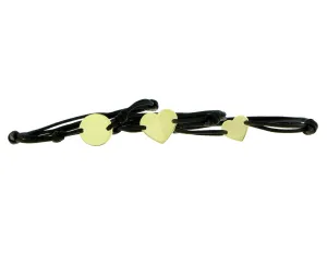 Gold rope bracelet