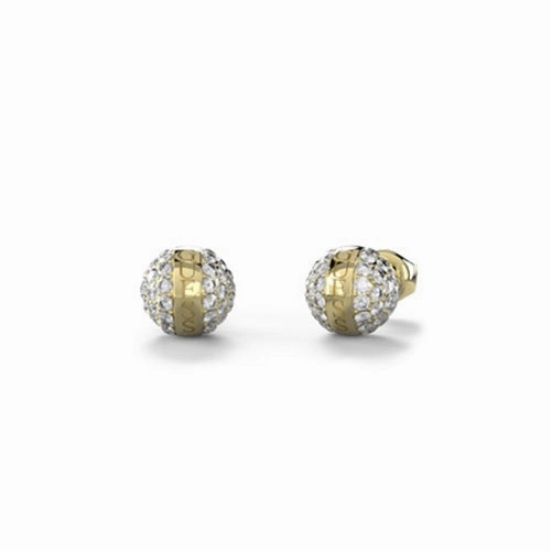 Guess Crystal Bead Ball Stud Earrings JUBE04459JWYGT