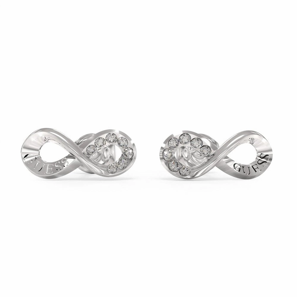 Guess Endless Dream Infinity Stud Earrings UBE03262RH