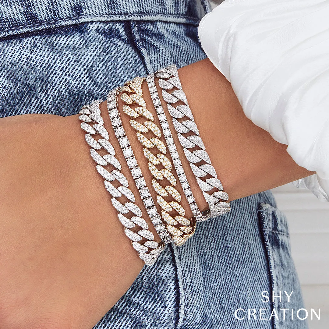 HAVANA MIDI 4.36 CT. DIAMOND PAVE LINK BRACELET SC55010094