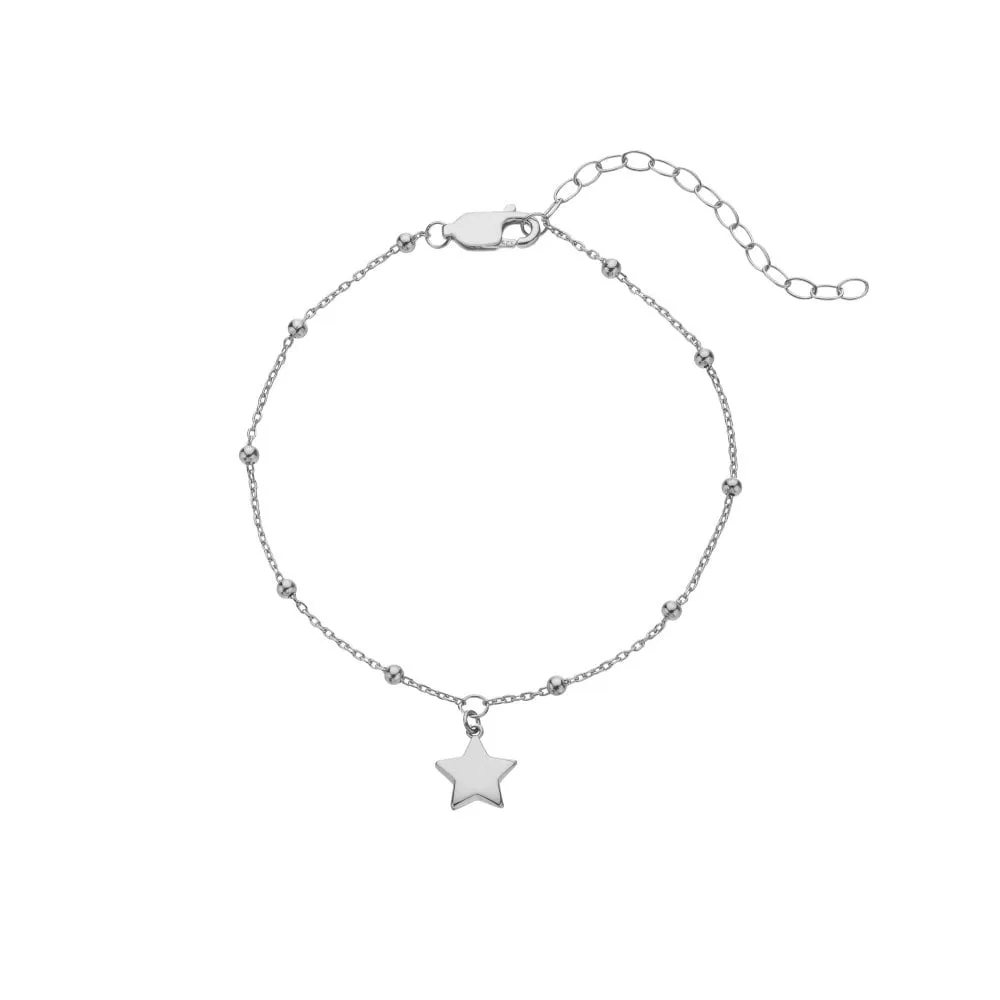 Hot Diamonds Silver Whisper Sterling Silver Be You Bracelet SWB023