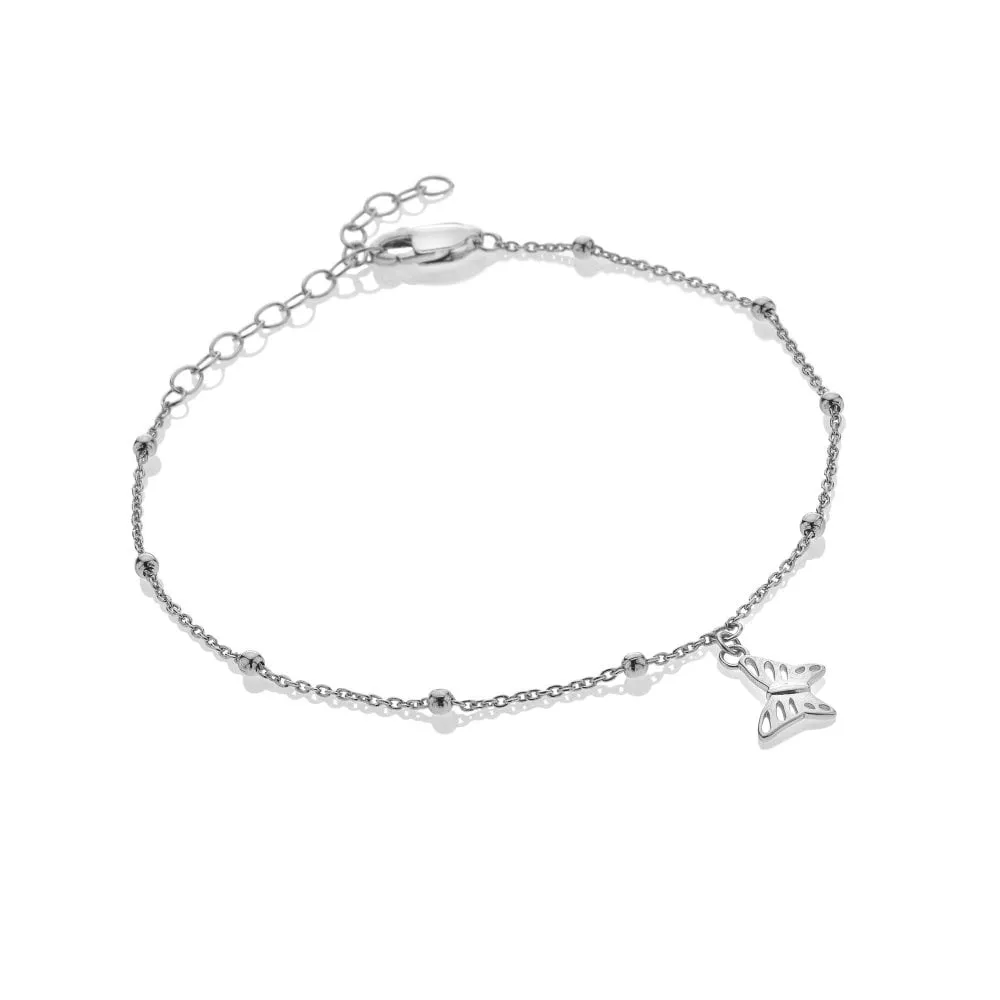 Hot Diamonds Silver Whisper Sterling Silver Brave Bracelet SWB003
