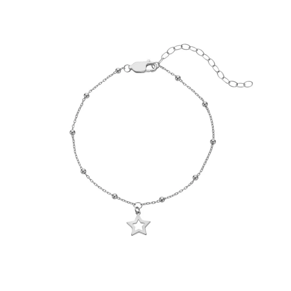 Hot Diamonds Silver Whisper Sterling Silver Friends Forever Bracelet SWB015