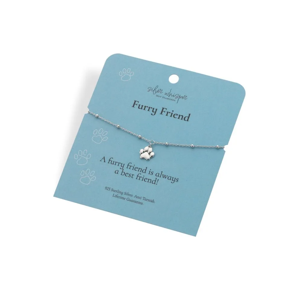 Hot Diamonds Silver Whisper Sterling Silver Furry Friend Bracelet SWB018