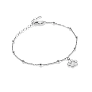 Hot Diamonds Silver Whisper Sterling Silver Furry Friend Bracelet SWB018