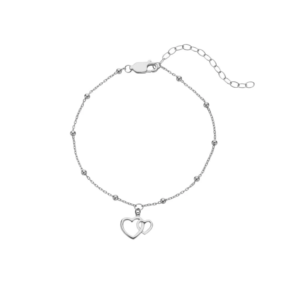 Hot Diamonds Silver Whisper Sterling Silver Mother & Daughter Bracelet SWB005