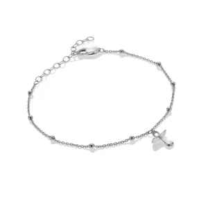 Hot Diamonds Silver Whisper Sterling Silver New Mum Bracelet SWB008