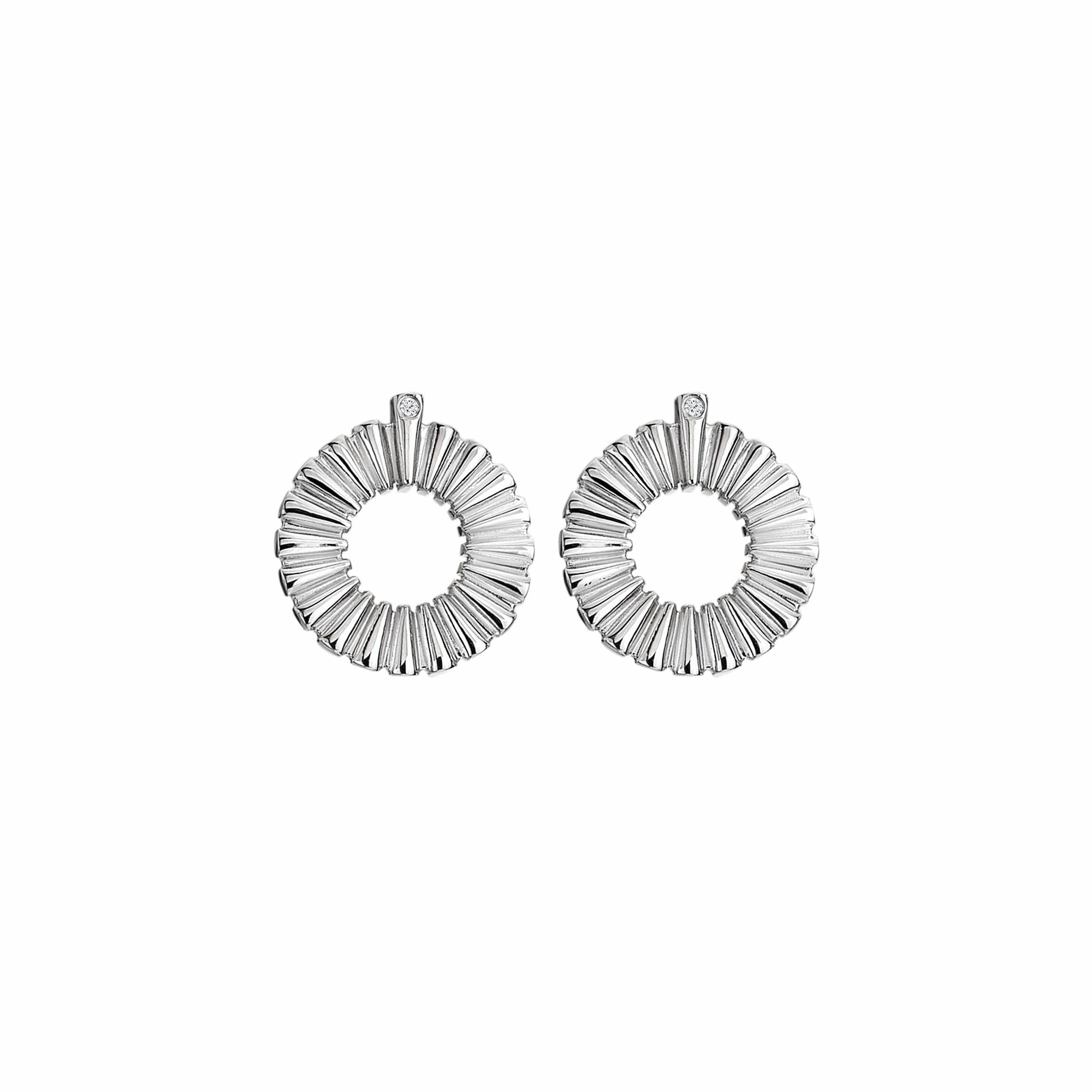 Hot Diamonds Sterling Silver Sunbeam Earrings DE763