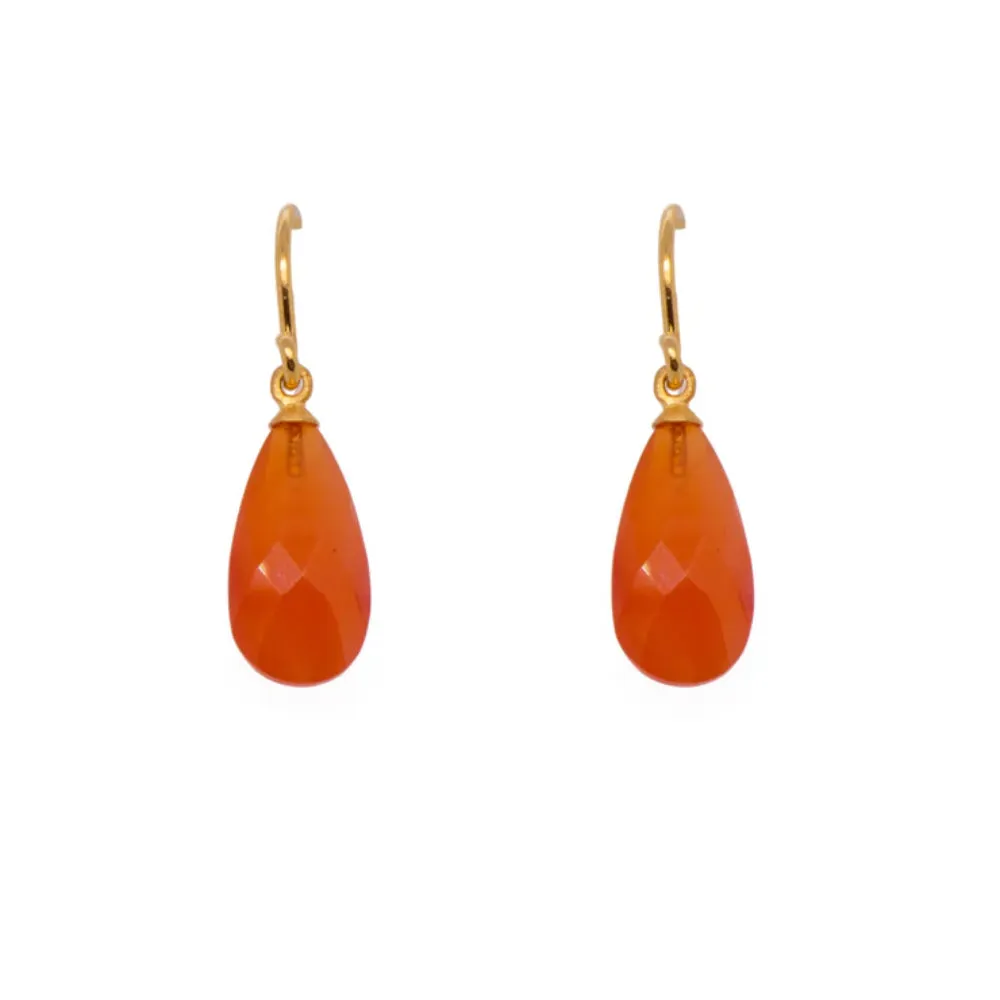 Joyla Faceted Gemstone Joyful Signature Wire Earrings