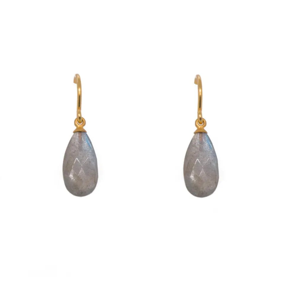 Joyla Faceted Gemstone Joyful Signature Wire Earrings