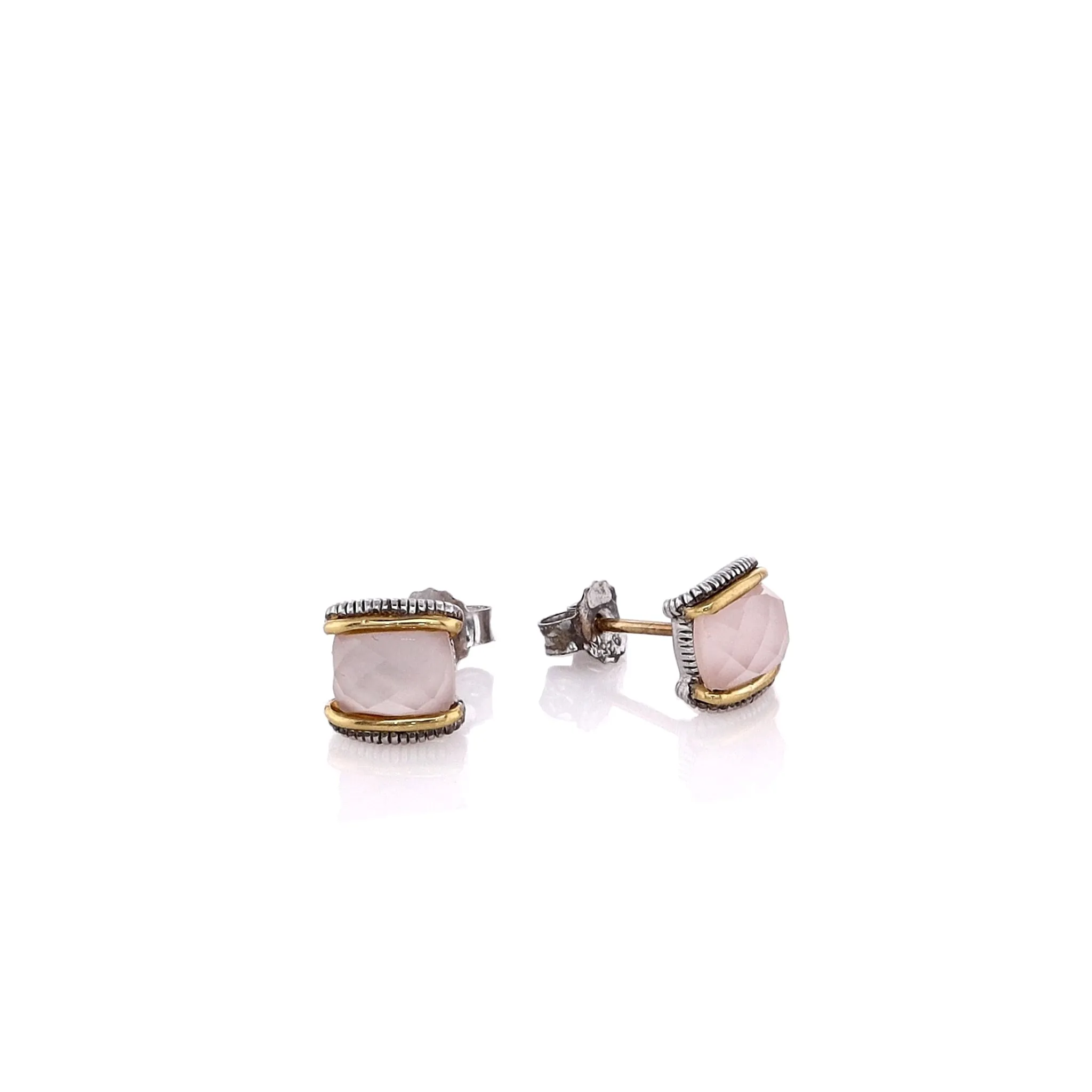 Judith Ripka Eternity Stud Earrings with Stones