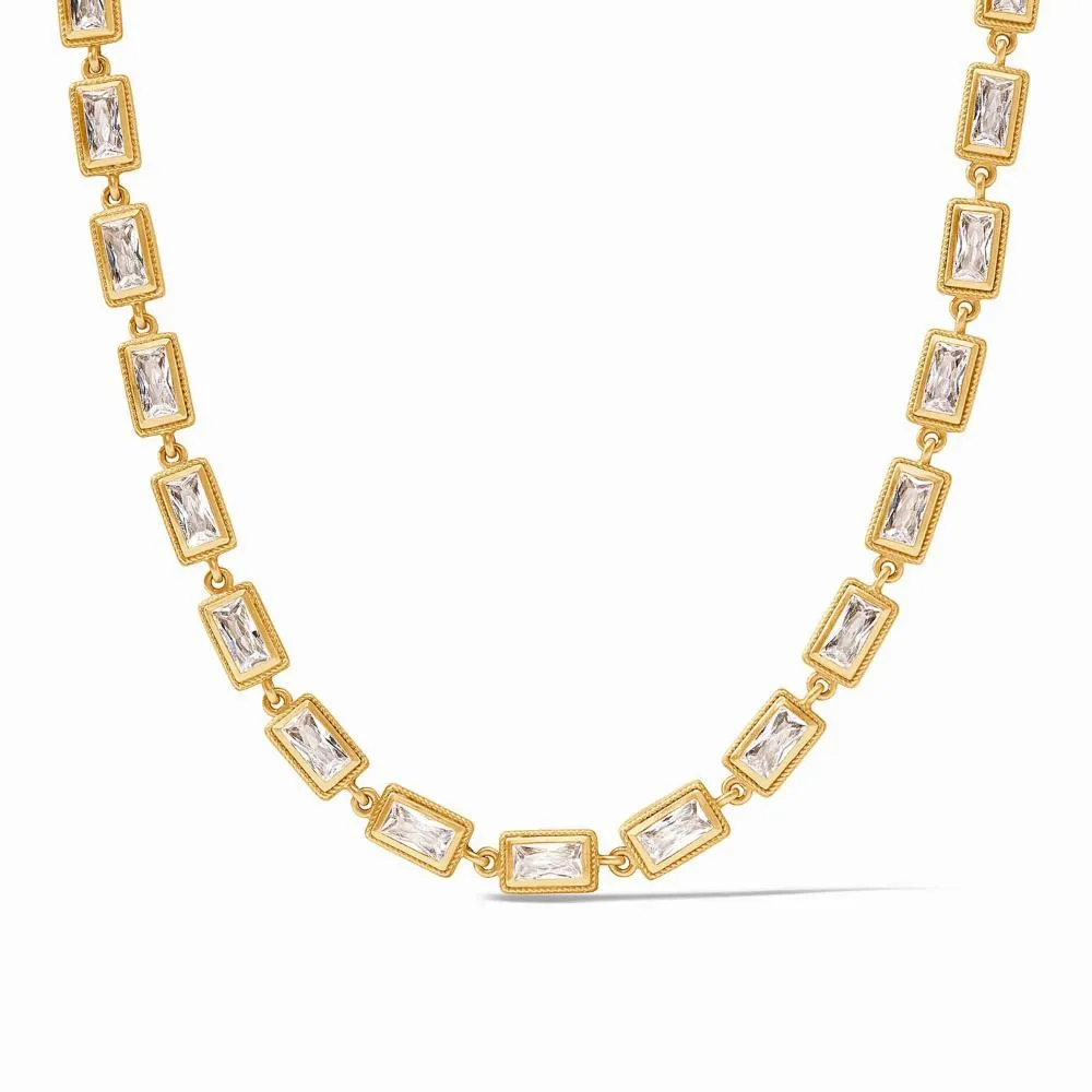 Julie Vos Baguette Tennis Necklace