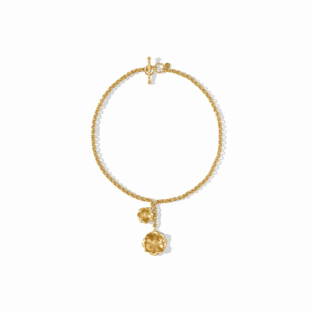 Julie Vos Bloom Lariat Necklace