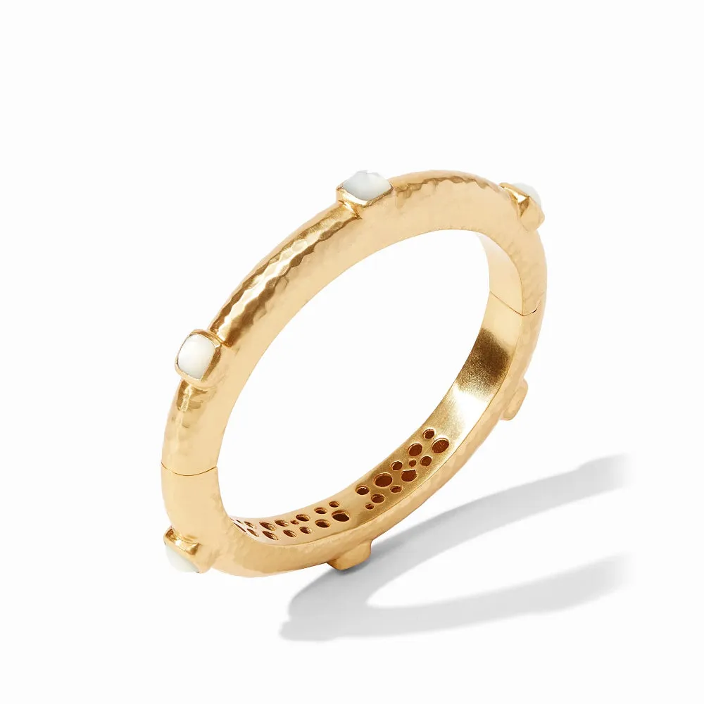 Julie Vos Catalina Hinge Bangle - Gemstones