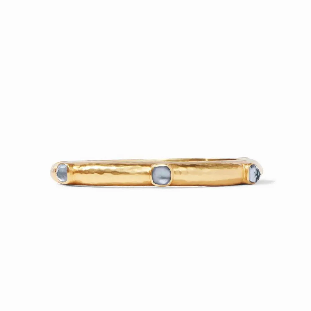 Julie Vos Catalina Hinge Bangle - Gemstones