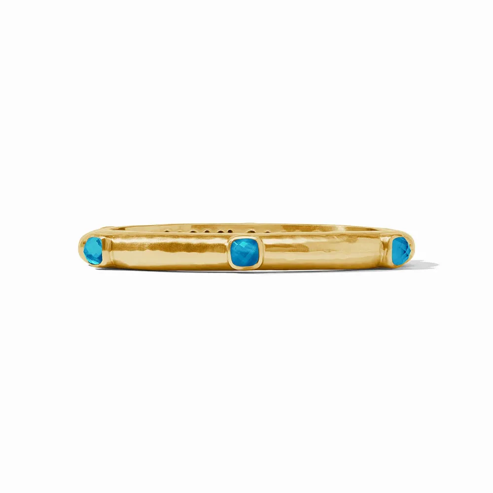 Julie Vos Catalina Hinge Bangle - Gemstones