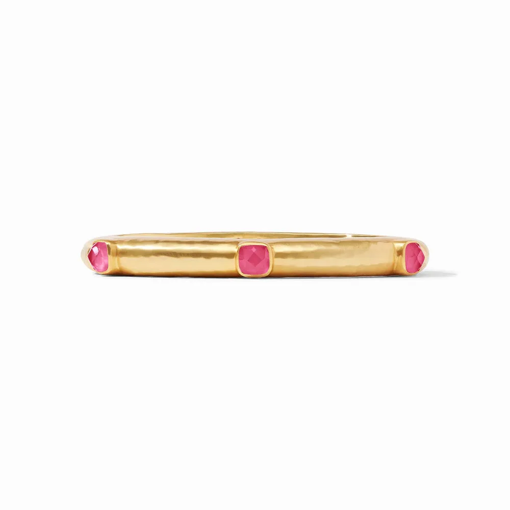 Julie Vos Catalina Hinge Bangle - Gemstones