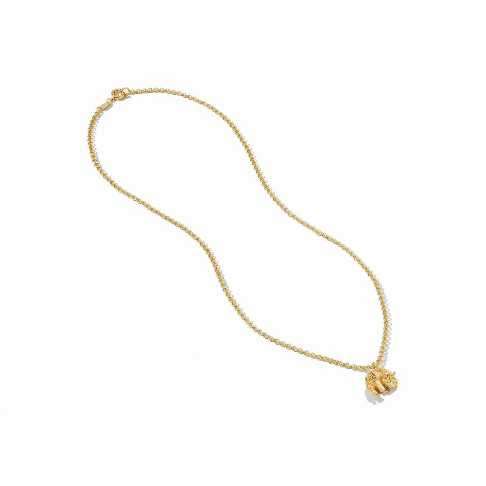 Julie Vos Elephant Pendant Necklace