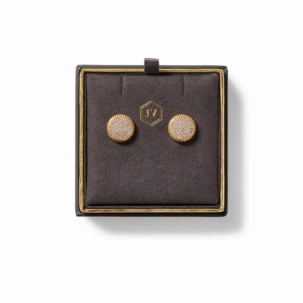 Julie Vos Fleur-de-Lis Pav Stud