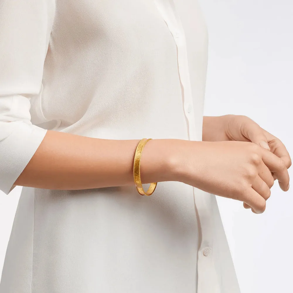 Julie Vos Gold Savoy Bangle