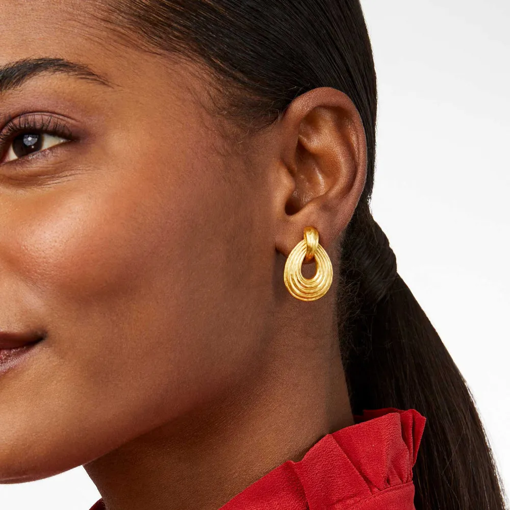 Julie Vos Havana Demi Doorknocker Earring