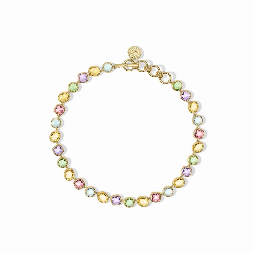Julie Vos Kaleidoscope Tennis Necklace