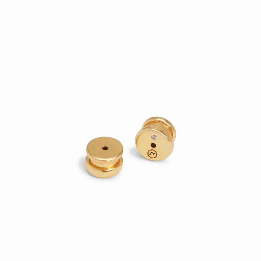 Julie Vos Marbella Midi Hoop & Charm Earring