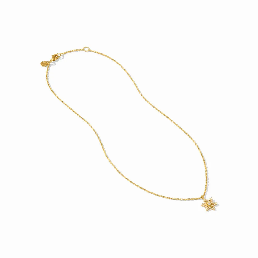 Julie Vos Noel Star Solitaire Necklace